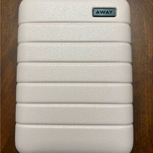 Away Pink Mini Travel Bag with Ribbed Design